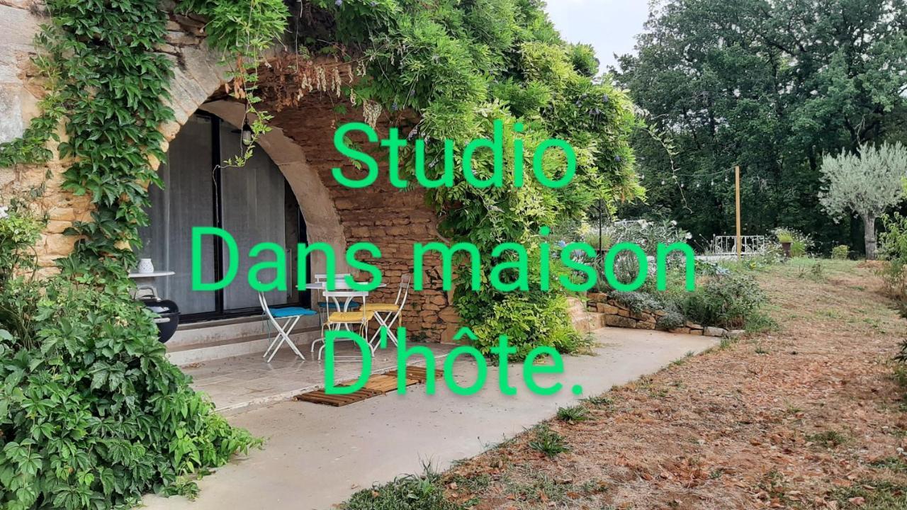 Charmant Studio Dans Maison D'Hote Dans Un Ecrin De Verdure Saint-Martin-le-Redon Εξωτερικό φωτογραφία